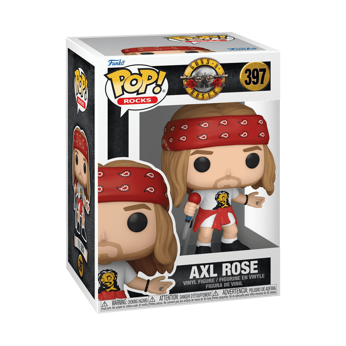 Pop! Axl Rose with Red Bandana - Figurine Pop! Guns N Roses - vue 2
