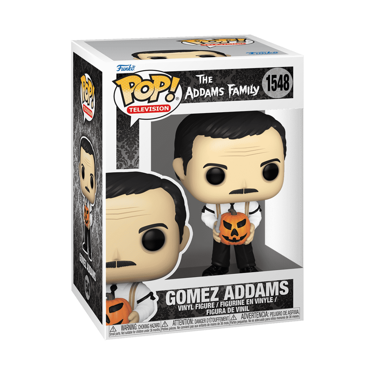 Pop! Gomez Addams with Jack-o-Lantern - Figurine Pop! The Addams Family - vue 2