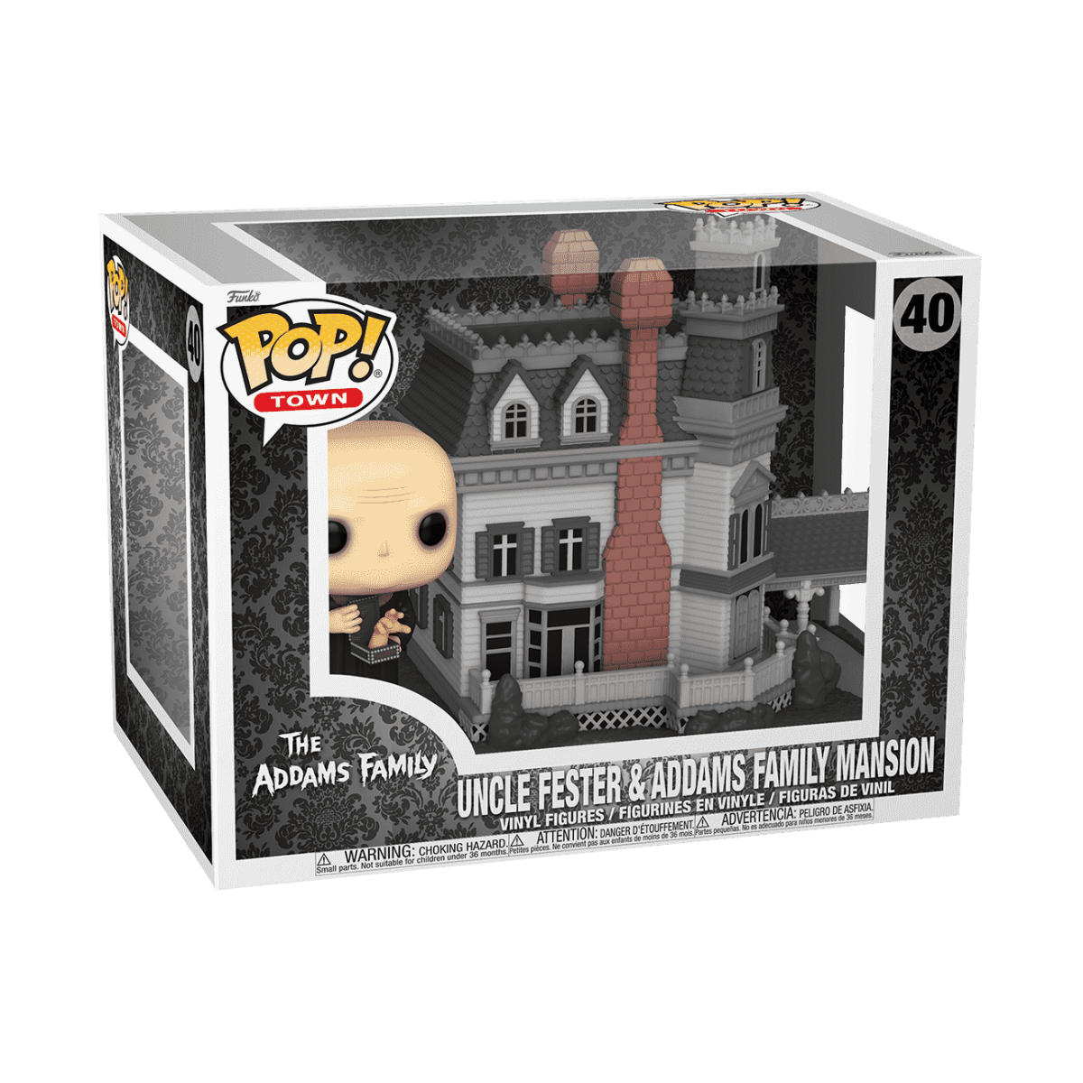 Pop! Town Uncle Fester & Addams Family Mansion - Figurine Pop! The Addams Family - vue 2