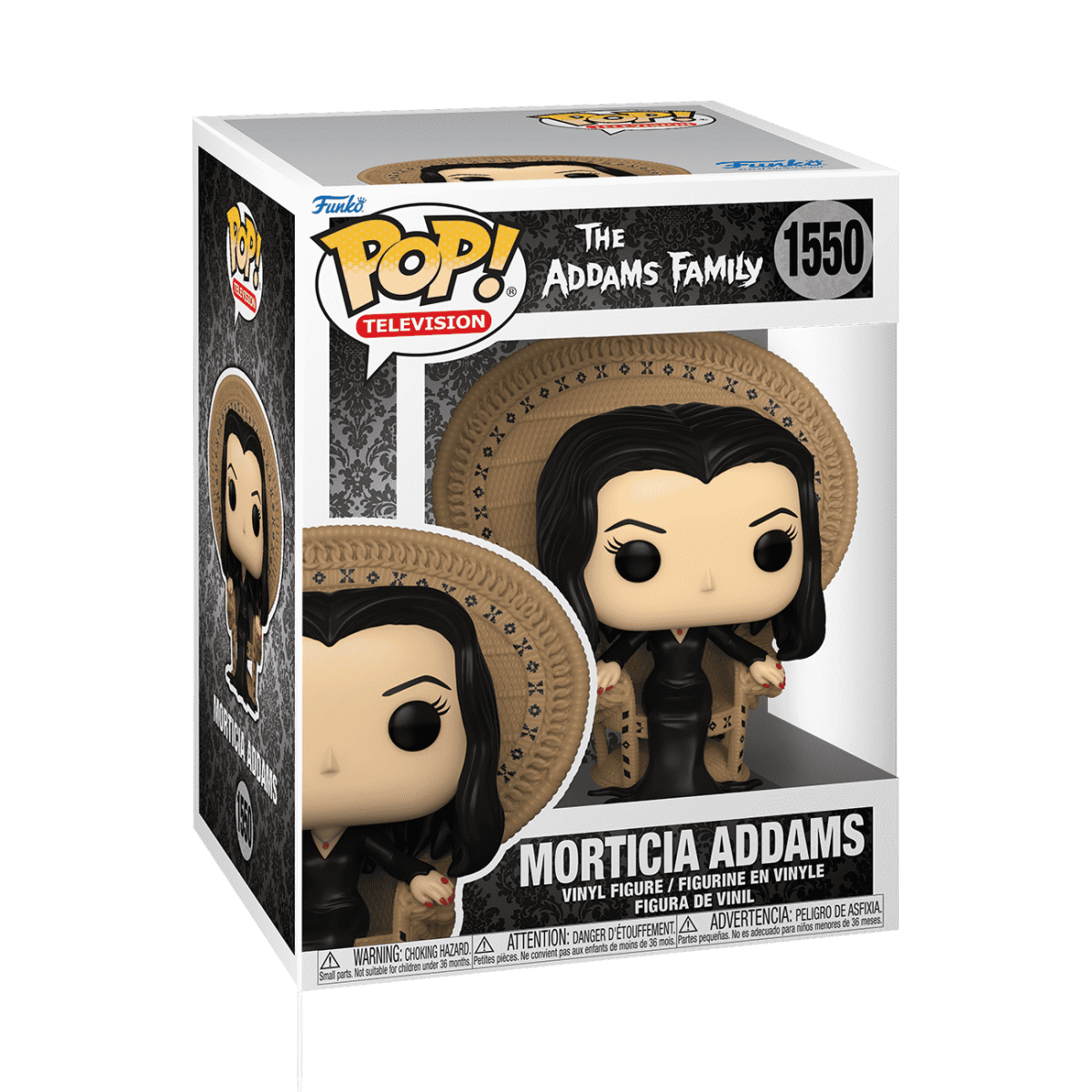 Pop! Premium Morticia Addams in Chair - Figurine Pop! The Addams Family - vue 2