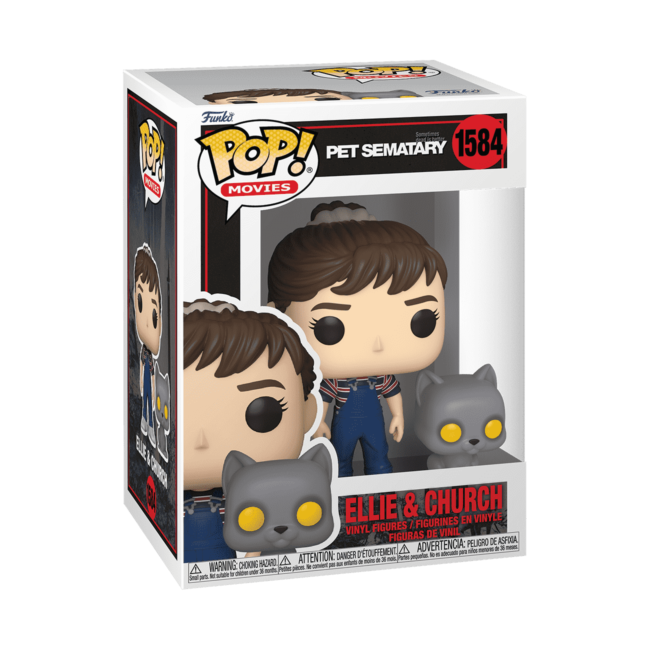Pop! & Buddy Ellie & Church - Figurine Pop! Pet Sematary - vue 2