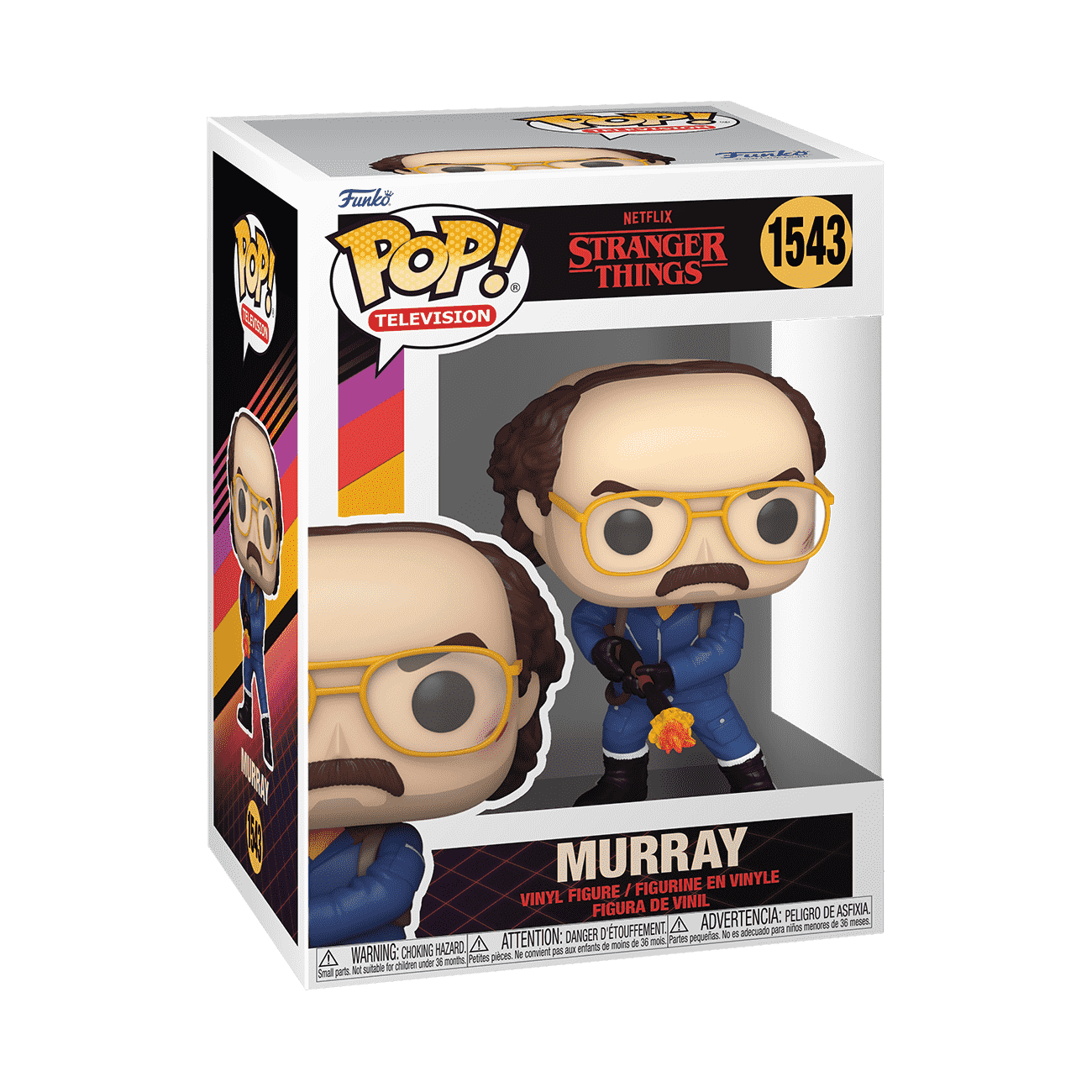 Pop! Murray Bauman with Flamethrower - Figurine Pop! Stranger Things - vue 2
