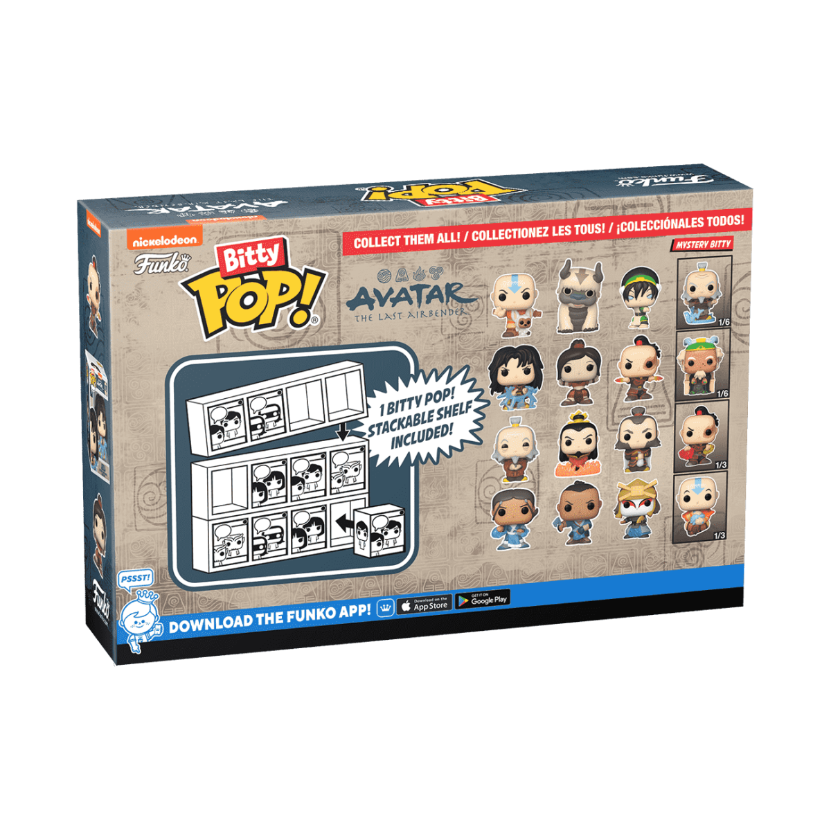 Bitty Pop! Avatar The Last Airbender 4-Pack Series 4 - Figurine Bitty Pop! Nickelodeon - vue 3