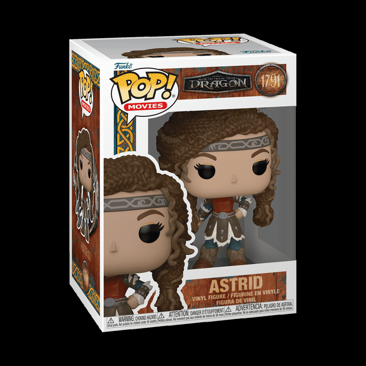 Pop! Astrid with Axe - Figurine Pop! How to Train Your Dragon - vue 2
