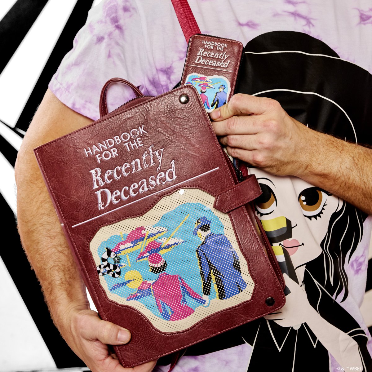 Beetlejuice Handbook For The Recently Deceased Pin Trader Backpack - Figurine Bags Beetlejuice - vue 3