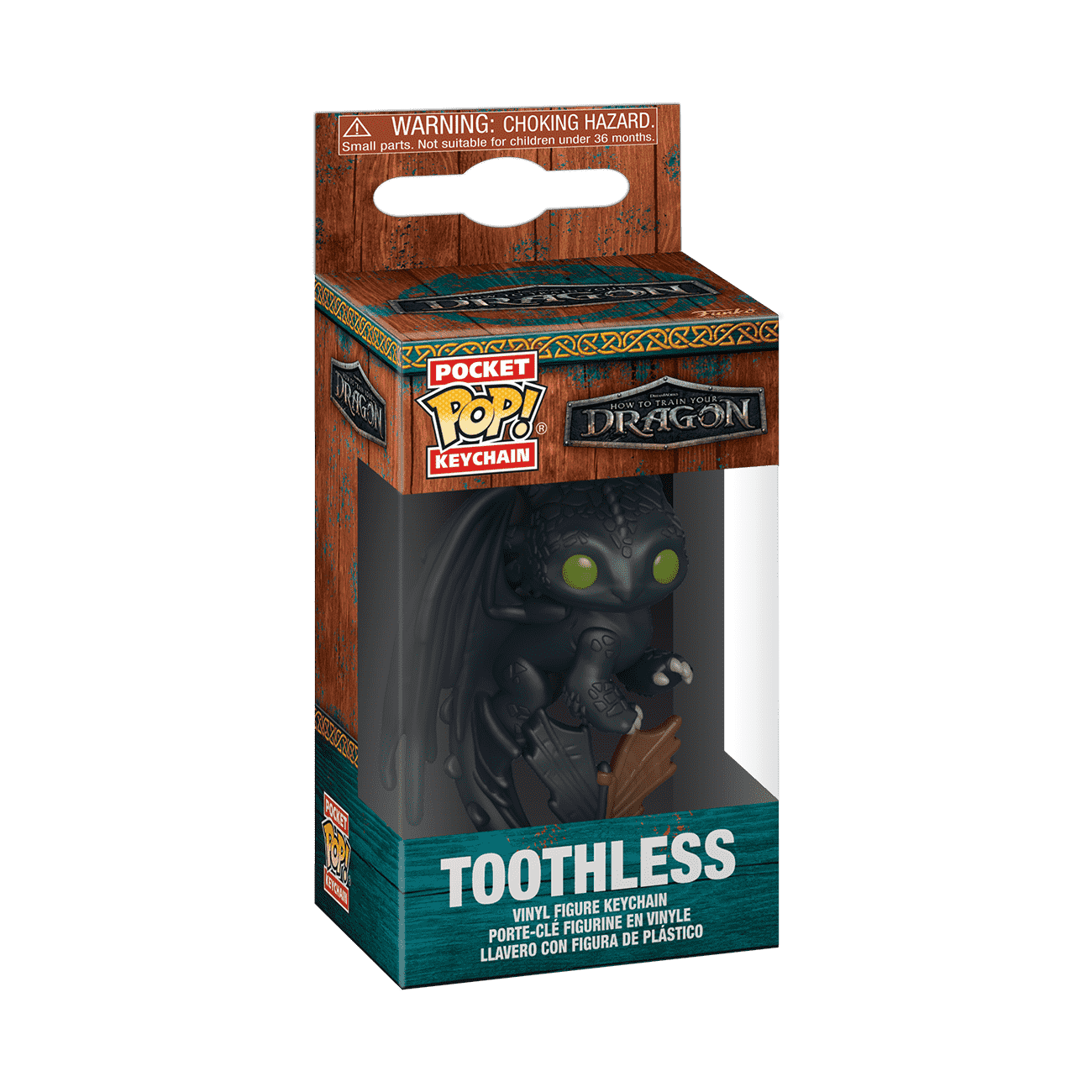 Pop! Keychain Toothless - Figurine Pop! How to Train Your Dragon - vue 2