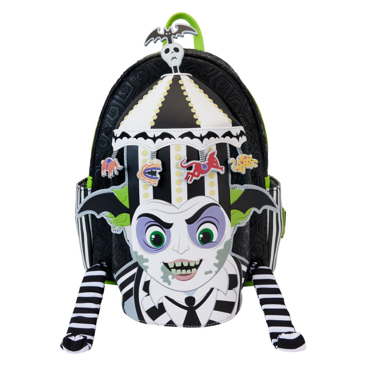 Beetlejuice Carousel Hat Light Up Cosplay Mini Backpack - Figurine Bags Beetlejuice - vue 3