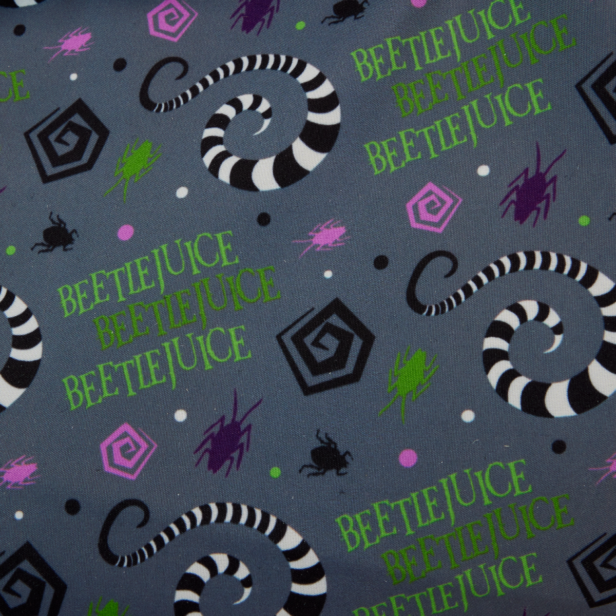Beetlejuice Cosplay Nylon Full-Size Backpack - Figurine Bags Beetlejuice - vue 6