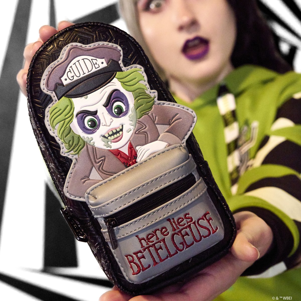 Beetlejuice Here Lies Betelgeuse Tour Guide Mini Backpack Pencil Case - Figurine Stationery Beetlejuice - vue 2