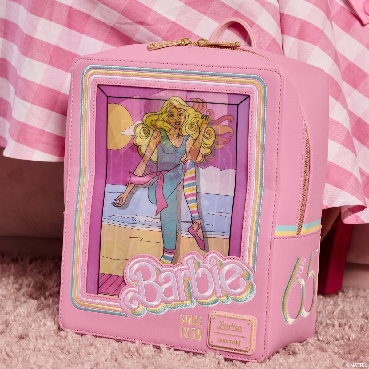 Barbie??? 65th Anniversary Doll Box Triple Lenticular Mini Backpack - Figurine Bags Barbie - vue 2