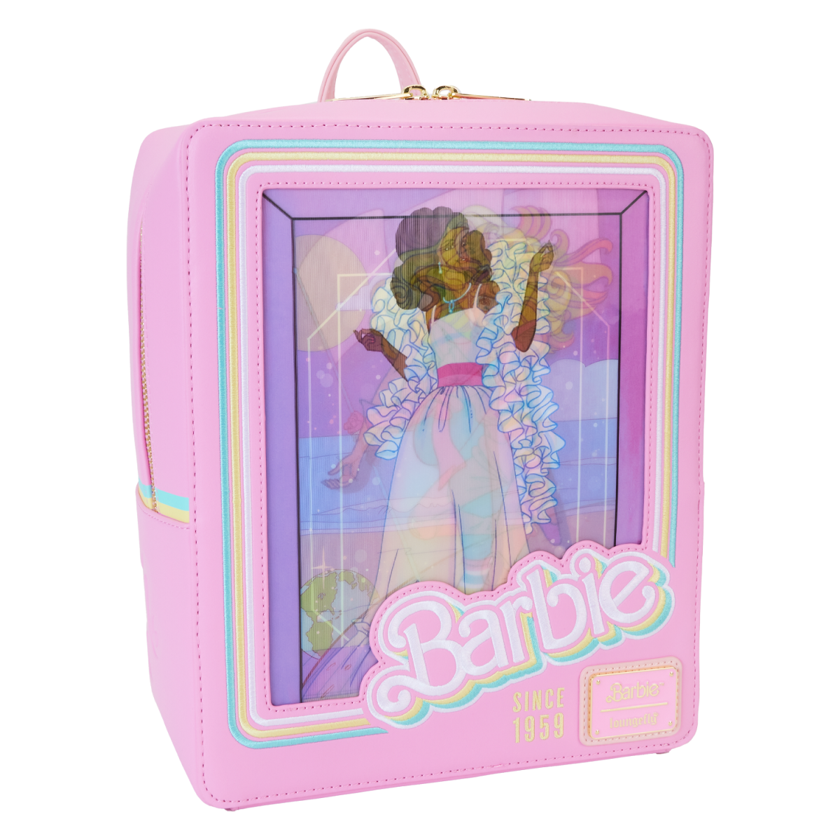 Barbie??? 65th Anniversary Doll Box Triple Lenticular Mini Backpack - Figurine Bags Barbie - vue 4