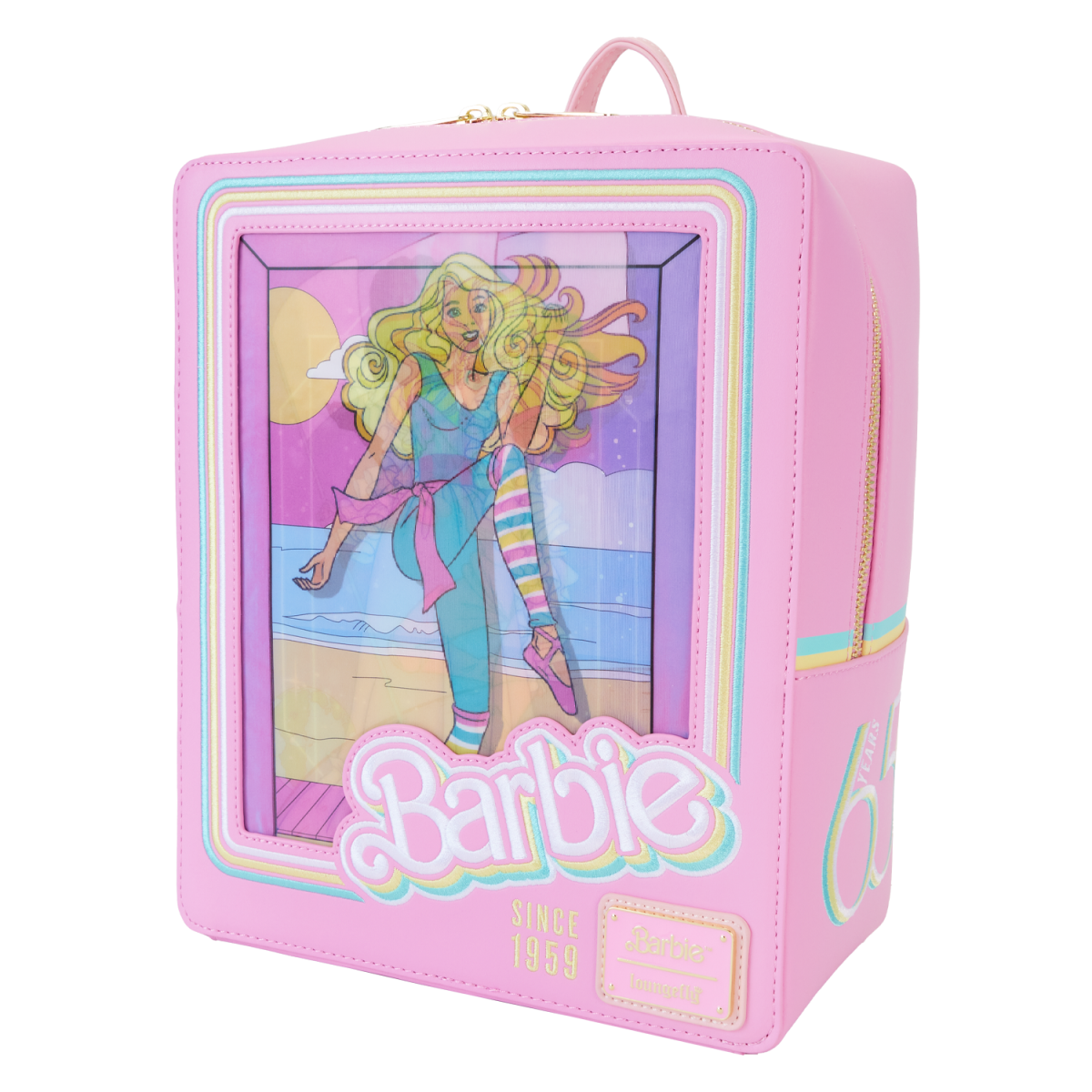Barbie??? 65th Anniversary Doll Box Triple Lenticular Mini Backpack - Figurine Bags Barbie - vue 5