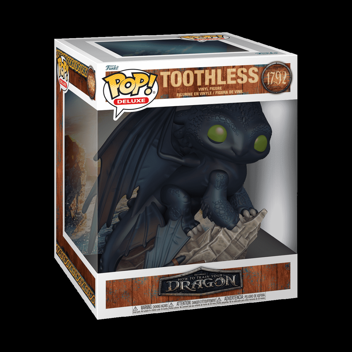 Pop! Deluxe Toothless - Figurine Pop! How to Train Your Dragon - vue 2