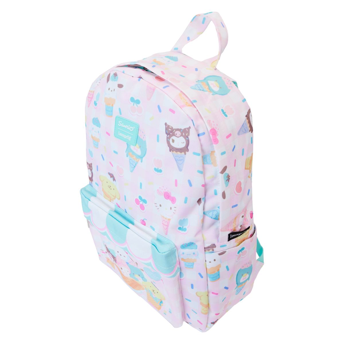 Sanrio Hello Kitty & Friends Sweets All-Over Print Nylon Full-Size Backpack - Figurine Bags Sanrio - vue 3