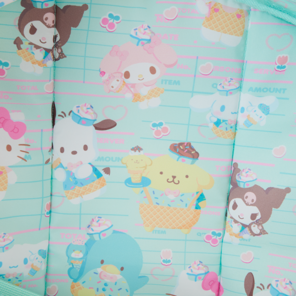 Sanrio Hello Kitty & Friends Sweets All-Over Print Nylon Full-Size Backpack - Figurine Bags Sanrio - vue 5