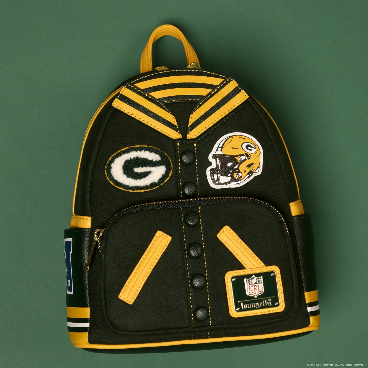 NFL Green Bay Packers Varsity Mini Backpack - Figurine Bags NFL - vue 2