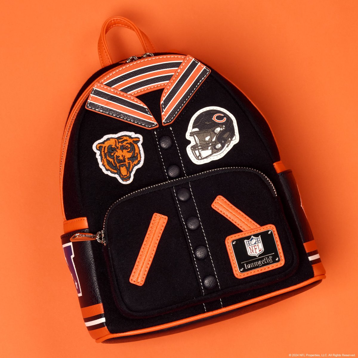 NFL Chicago Bears Varsity Mini Backpack - Figurine Bags NFL - vue 2