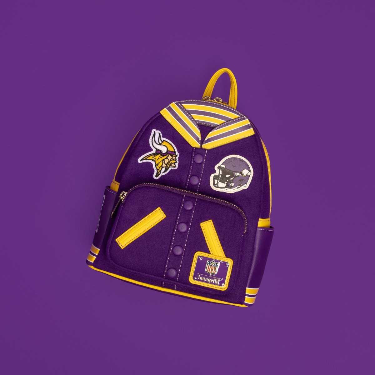 NFL Minnesota Vikings Varsity Mini Backpack - Figurine Bags NFL - vue 2