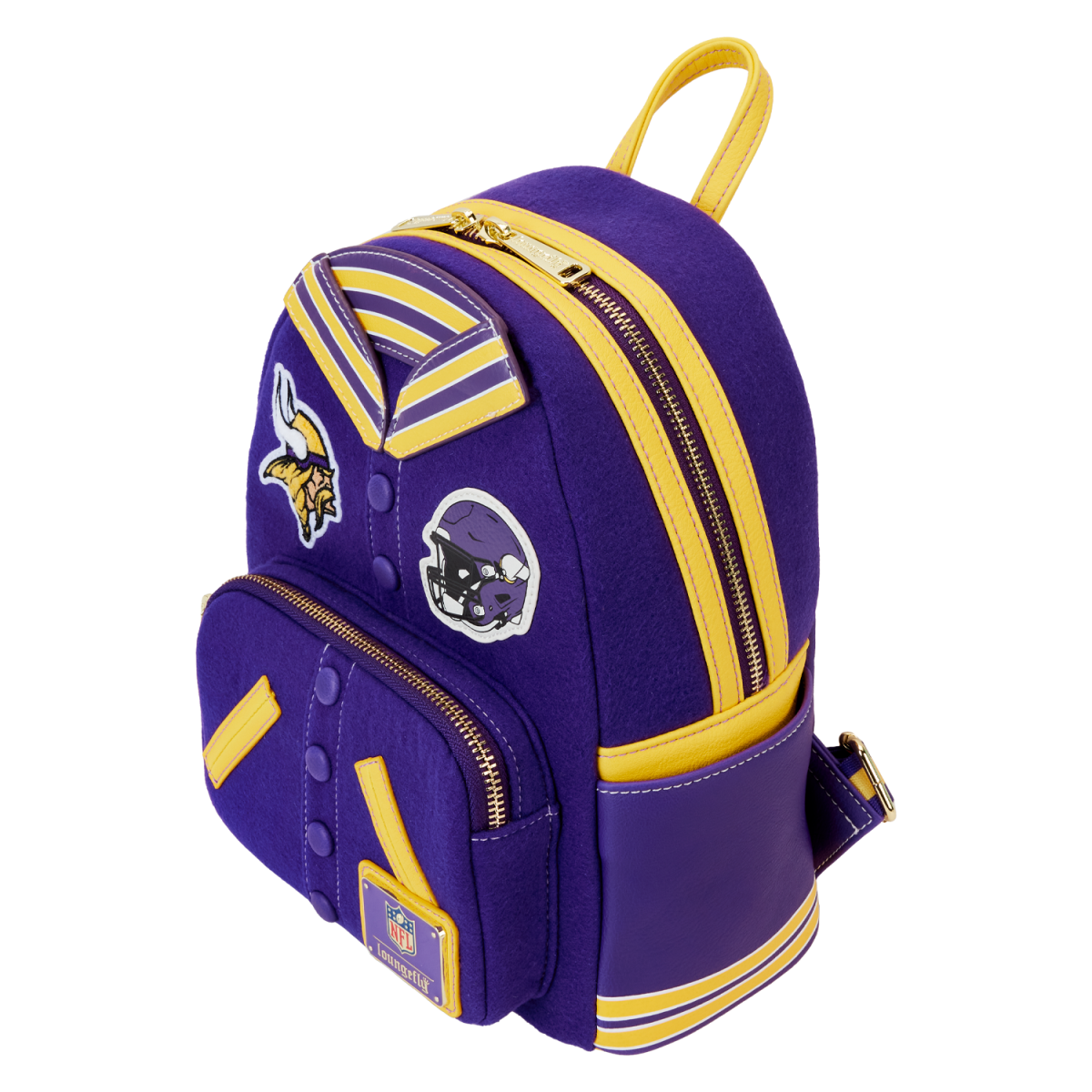 NFL Minnesota Vikings Varsity Mini Backpack - Figurine Bags NFL - vue 4