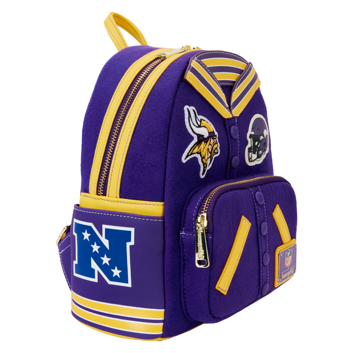 NFL Minnesota Vikings Varsity Mini Backpack - Figurine Bags NFL - vue 5