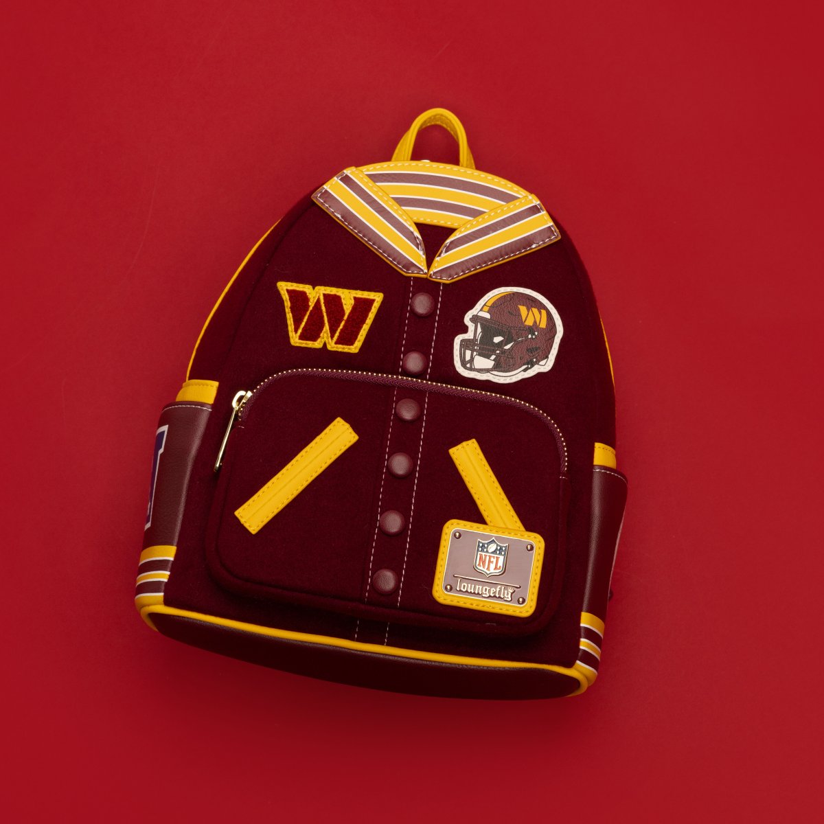 NFL Washington Commanders Varsity Mini Backpack - Figurine Bags NFL - vue 2