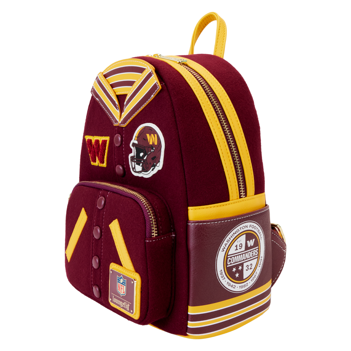 NFL Washington Commanders Varsity Mini Backpack - Figurine Bags NFL - vue 3