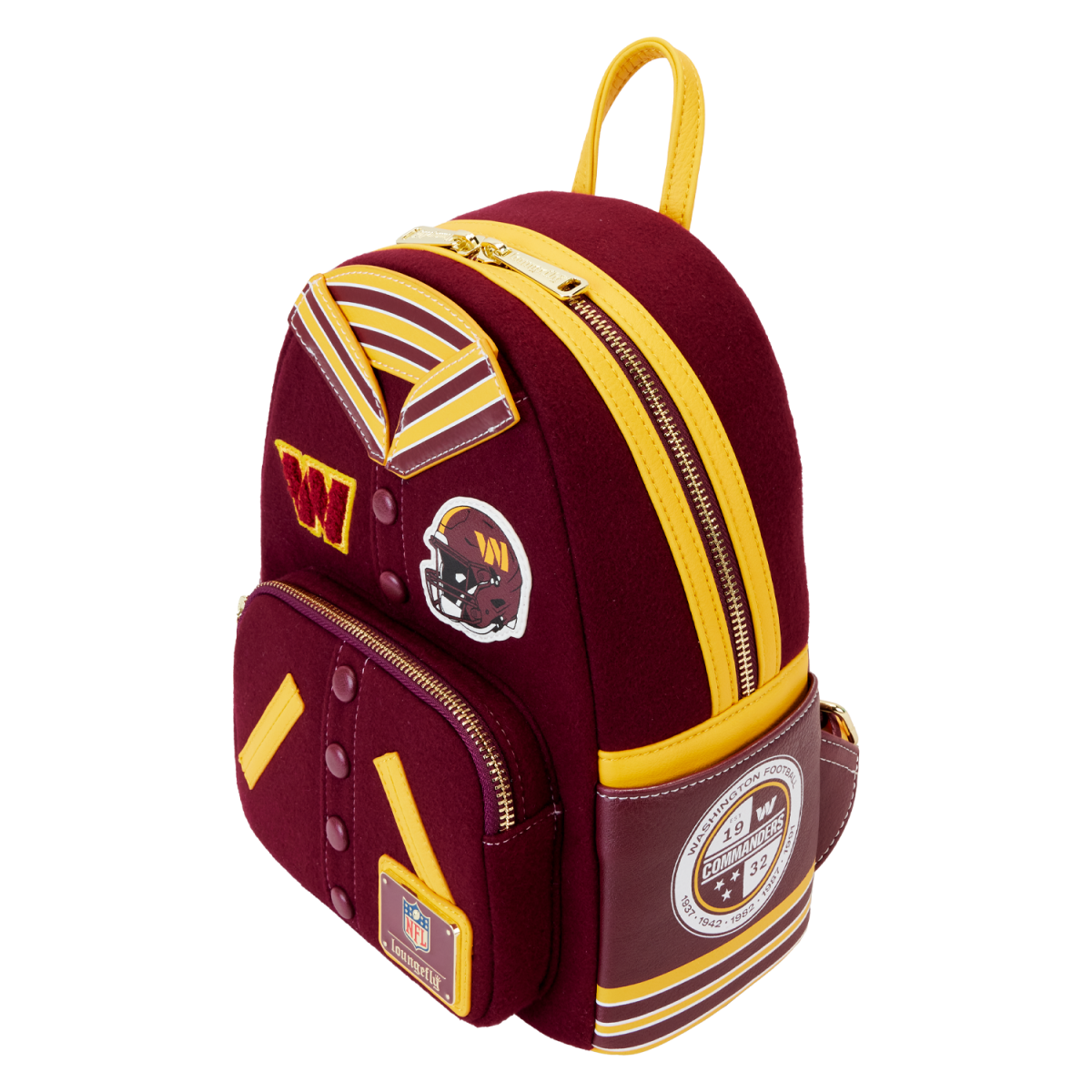 NFL Washington Commanders Varsity Mini Backpack - Figurine Bags NFL - vue 4