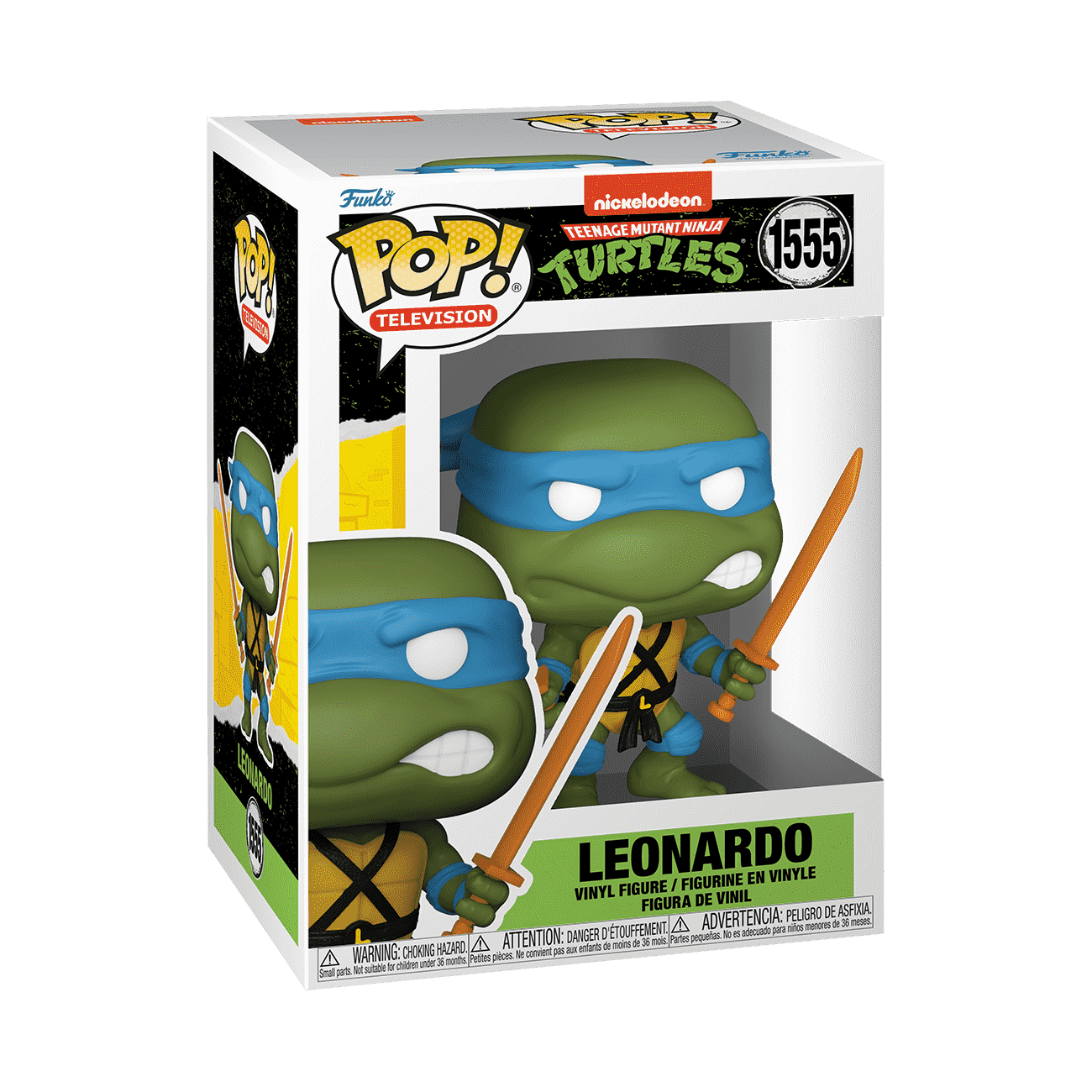 Pop! Leonardo (Classic) - Figurine Pop! Teenage Mutant Ninja Turtles - vue 2