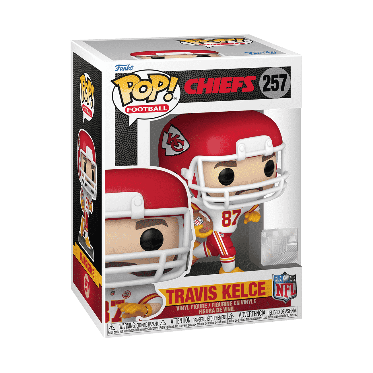 Pop! Travis Kelce (Chiefs Away Uniform) - Figurine Pop! NFL - vue 3