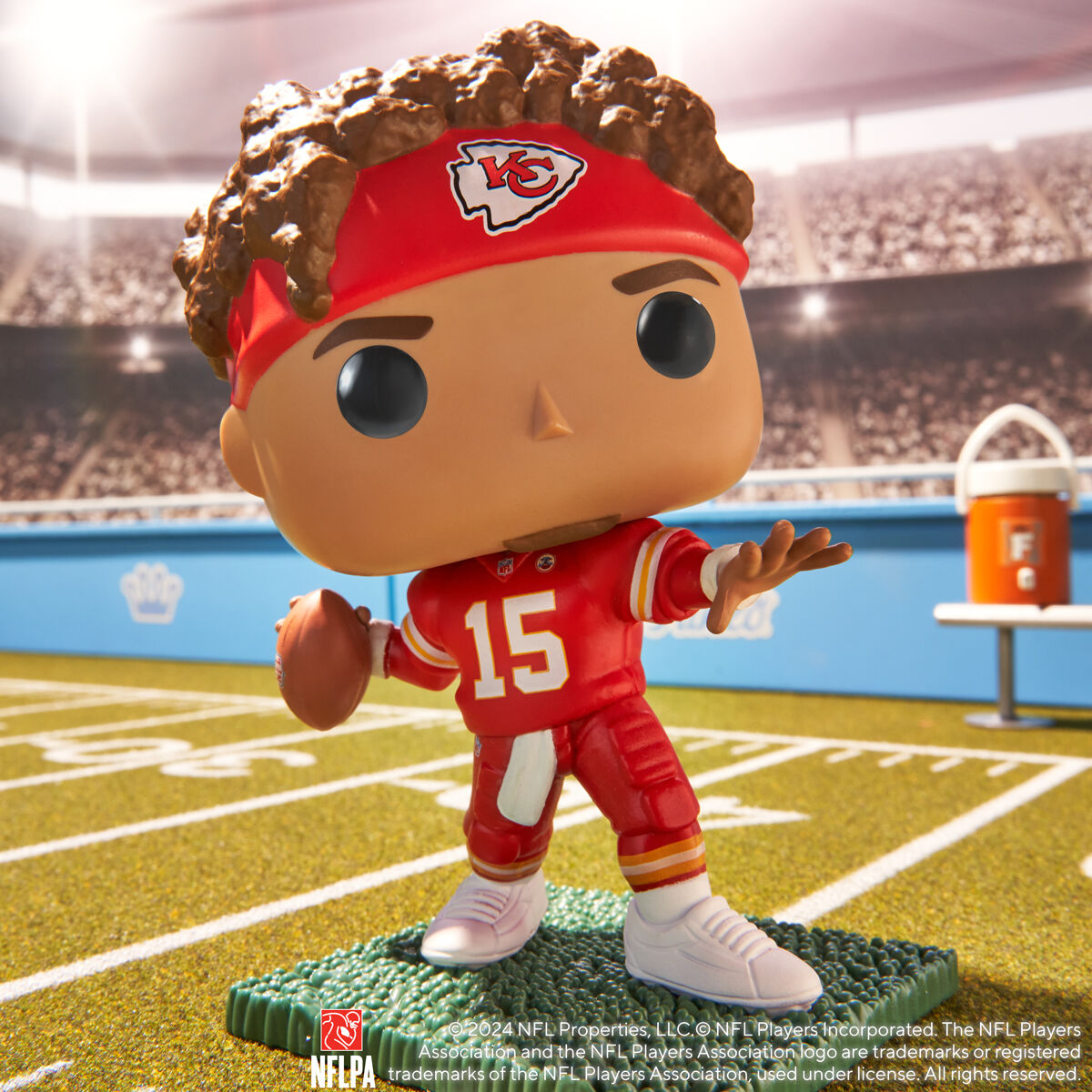 Pop! Patrick Mahomes II in Red Headband - Figurine Pop! NFL - vue 2