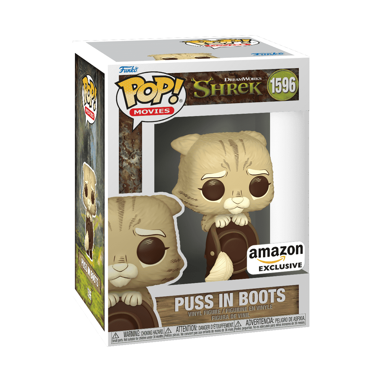 Pop! Puss in Boots (Sepia) - Figurine Pop! Shrek - vue 2