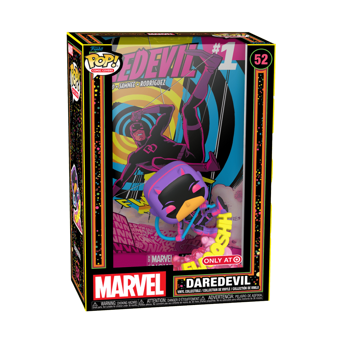 Pop! Comic Covers Daredevil #1 (2014) (Black Light) - Figurine Pop! Marvel - vue 2