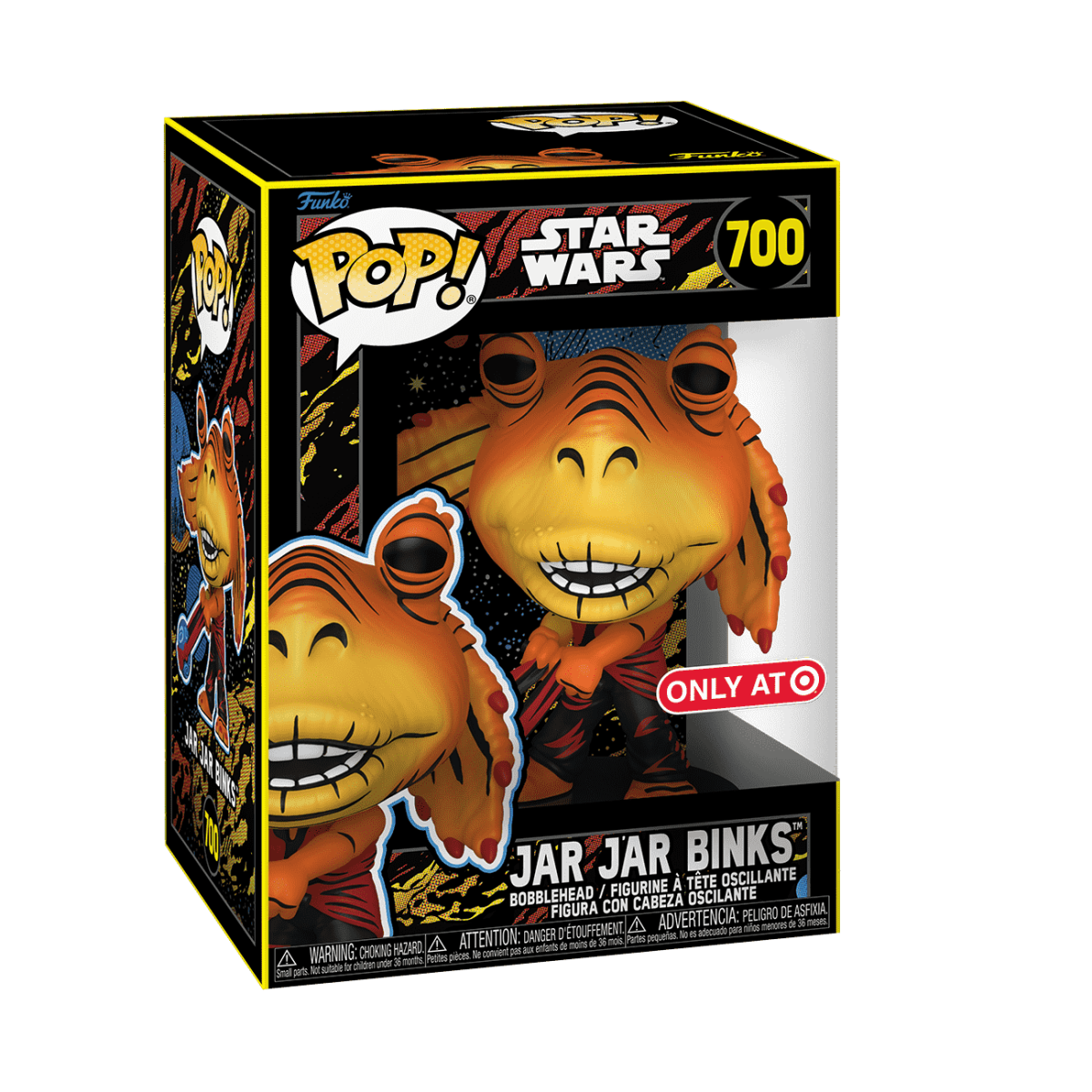 Pop! Jar Jar Binks with Boom Balls (Retro) - Figurine Pop! Star Wars - vue 2