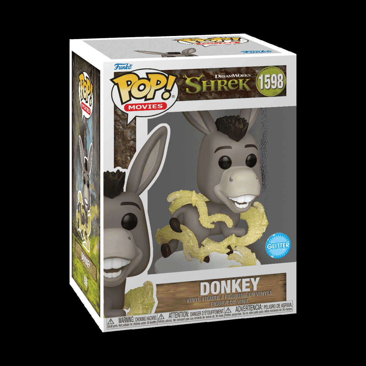 Pop! Donkey (Glitter) - Figurine Pop! Shrek - vue 2