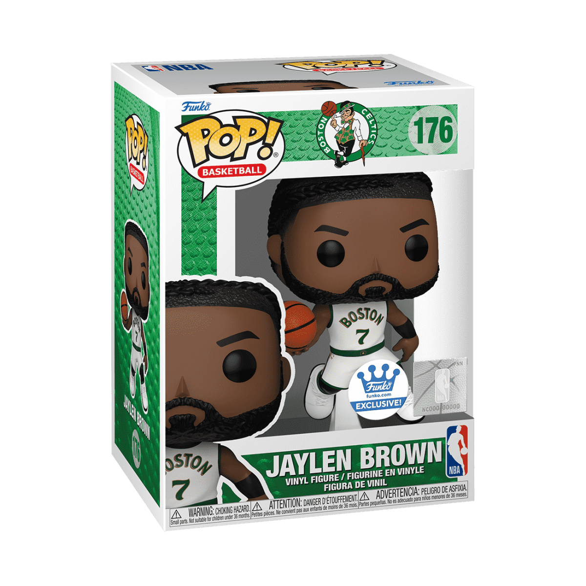 Pop! Jaylen Brown (City Edition Jersey) - Figurine Pop! NBA - vue 2