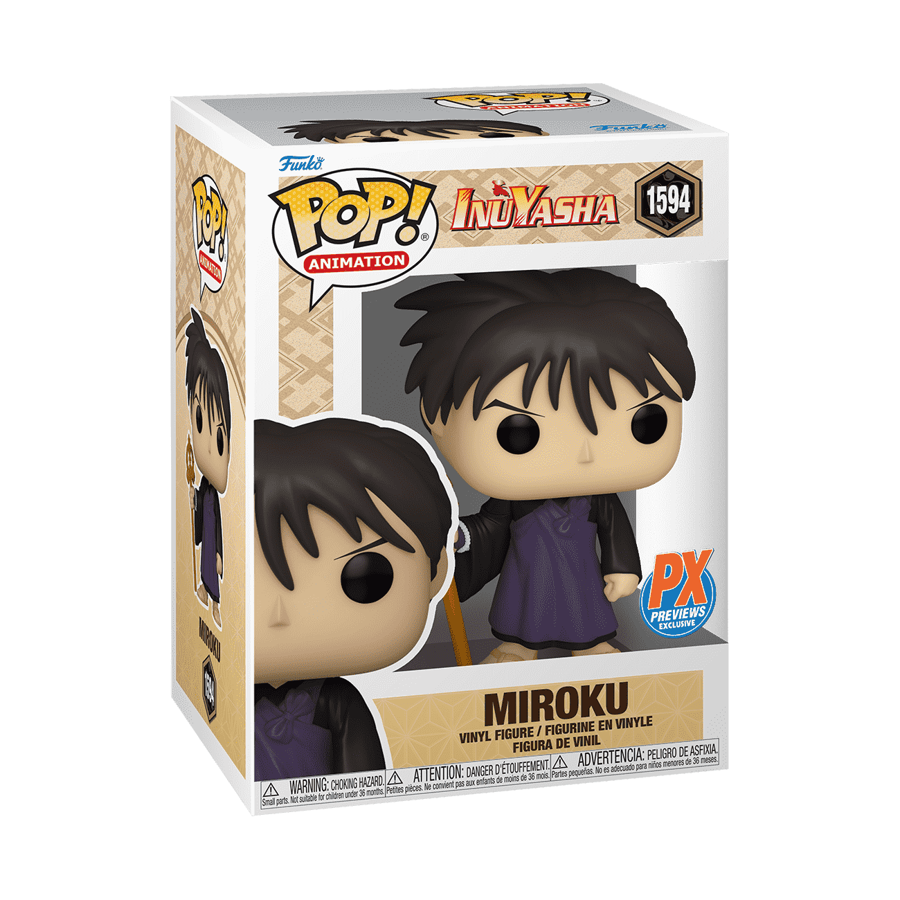 Pop! Miroku - Figurine Pop! Inuyasha - vue 2