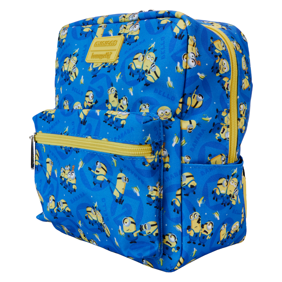 Despicable Me Minions All-Over Print Nylon Square Mini Backpack - Figurine Bags Despicable Me - vue 3