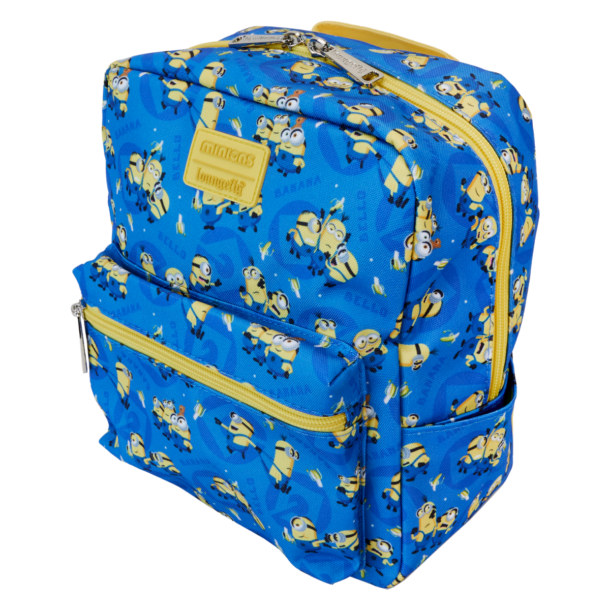 Despicable Me Minions All-Over Print Nylon Square Mini Backpack - Figurine Bags Despicable Me - vue 4