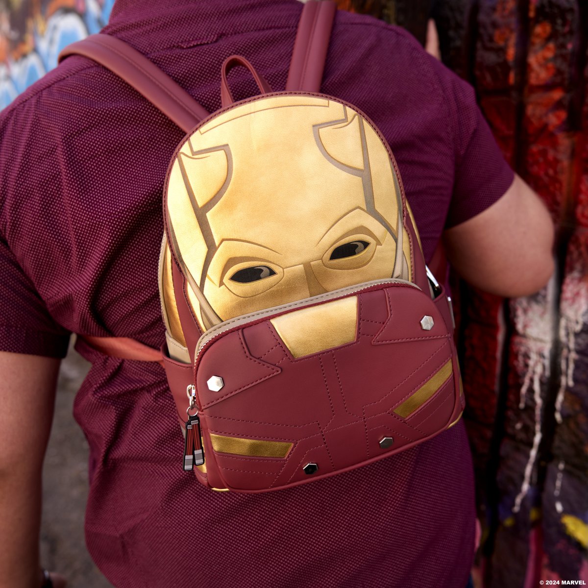 Marvel Daredevil Cosplay Mini Backpack - Figurine Bags Marvel - vue 2
