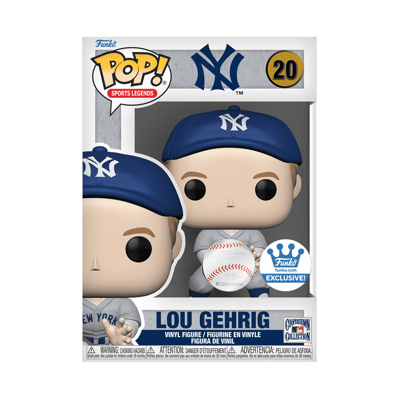 Pop! Lou Gehrig (Alternate Uniform) - Figurine Pop! MLB - vue 3