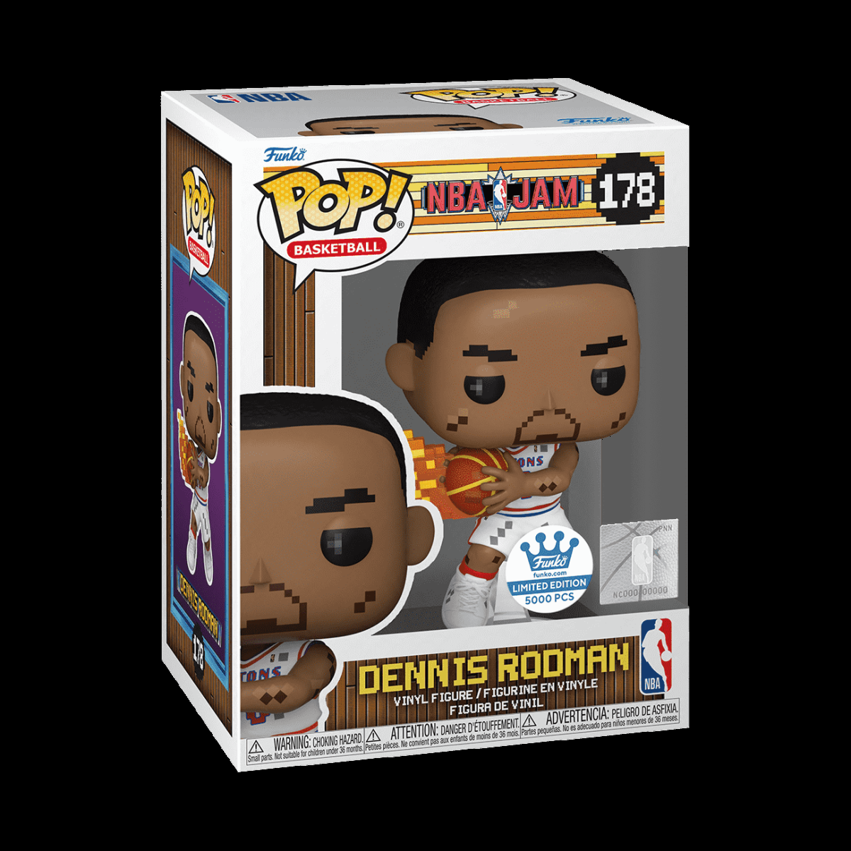 Pop! Dennis Rodman (NBA Jam) - Figurine Pop! NBA - vue 2
