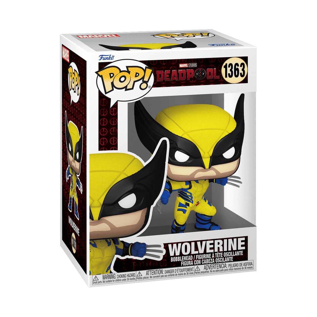 Pop! Wolverine with Claws - Figurine Pop! Marvel - vue 3