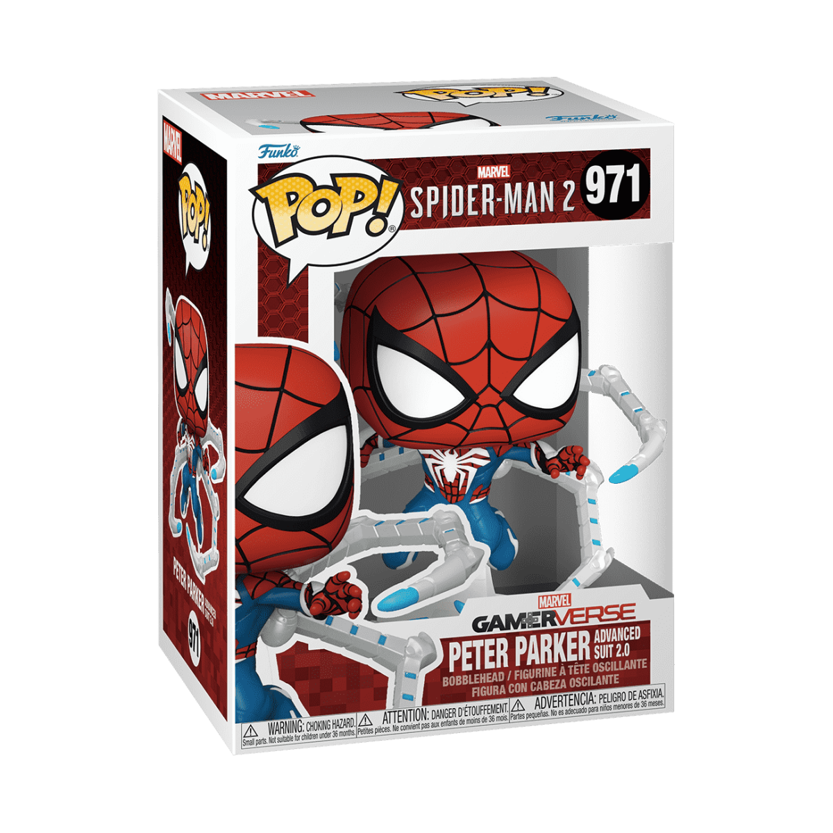 Pop! Peter Parker Advanced Suit 2.0 - Figurine Pop! Marvel - vue 2