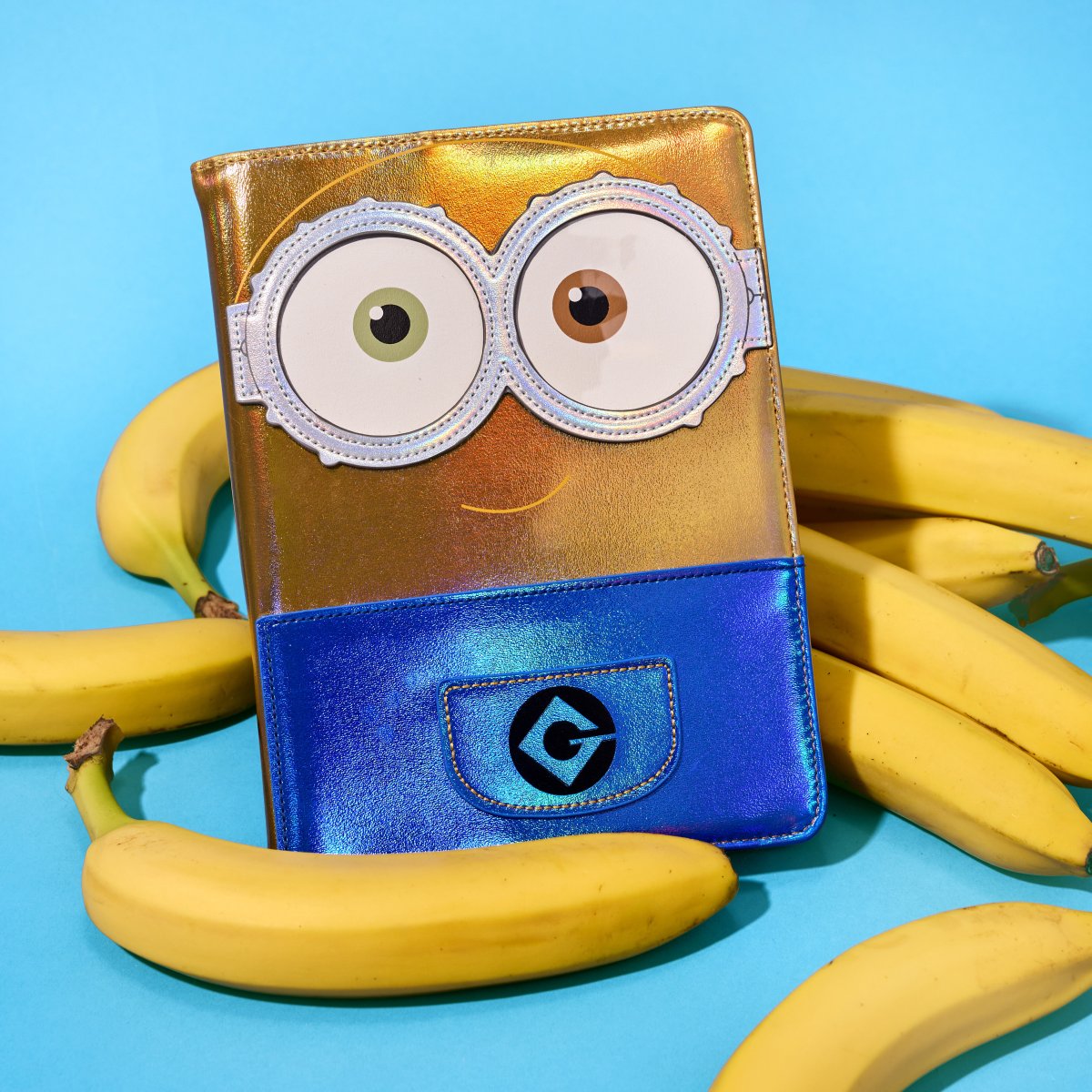 Despicable Me Minions Bob Iridescent Cosplay Refillable Stationery Journal - Figurine Stationery Despicable Me - vue 2