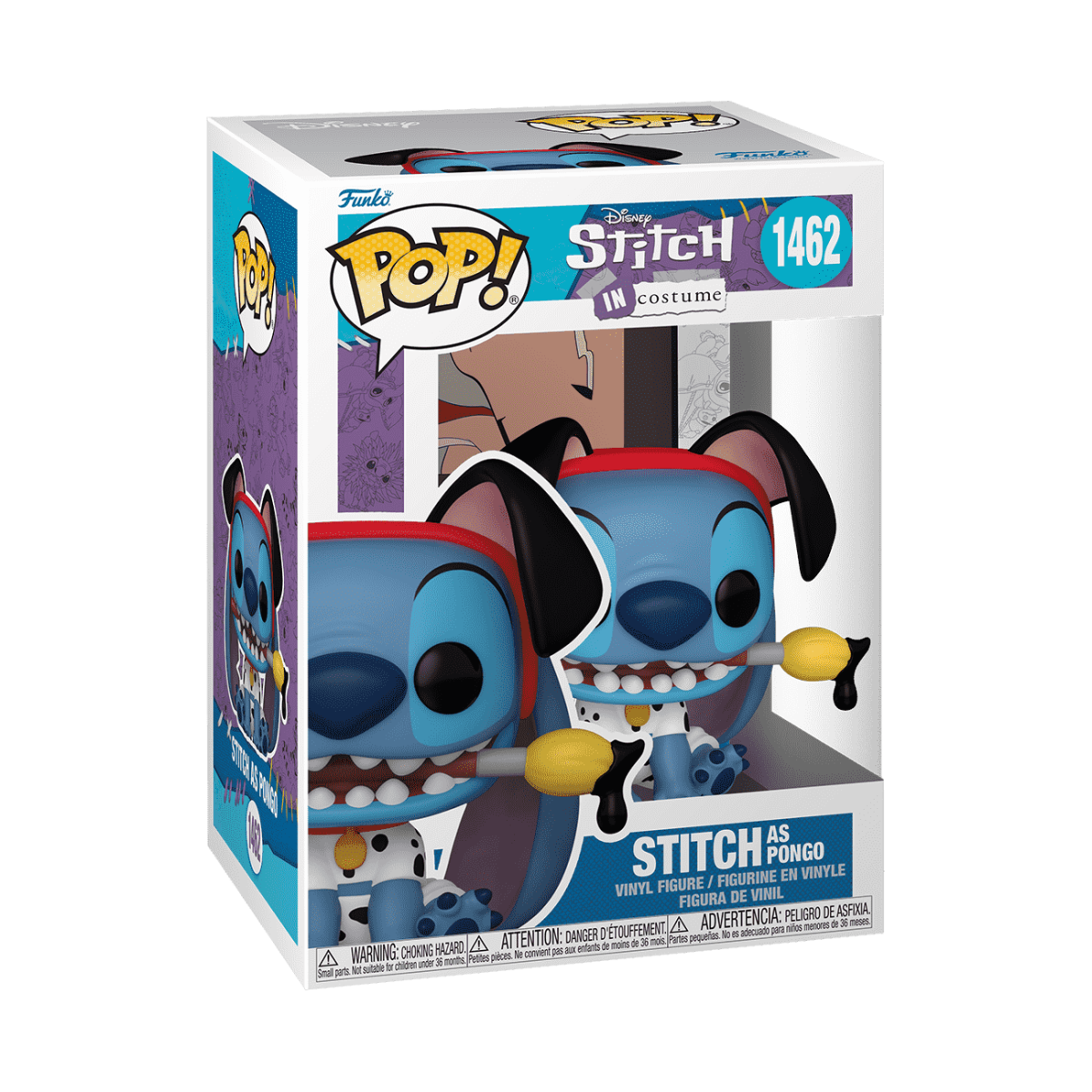 Pop! Stitch as Pongo - Figurine Pop! Disney - vue 2