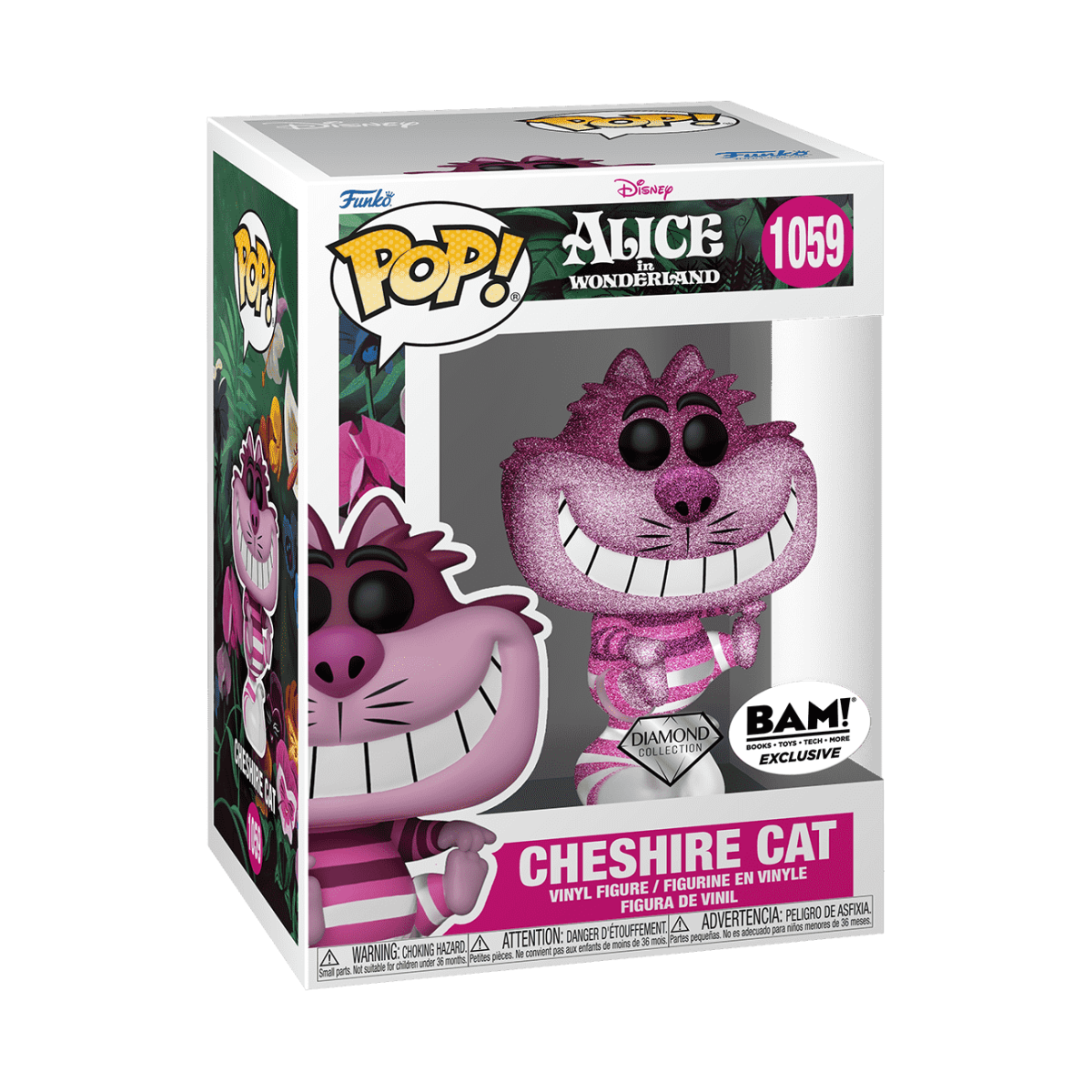 Pop! Cheshire Cat (Diamond) - Figurine Pop! Disney - vue 2