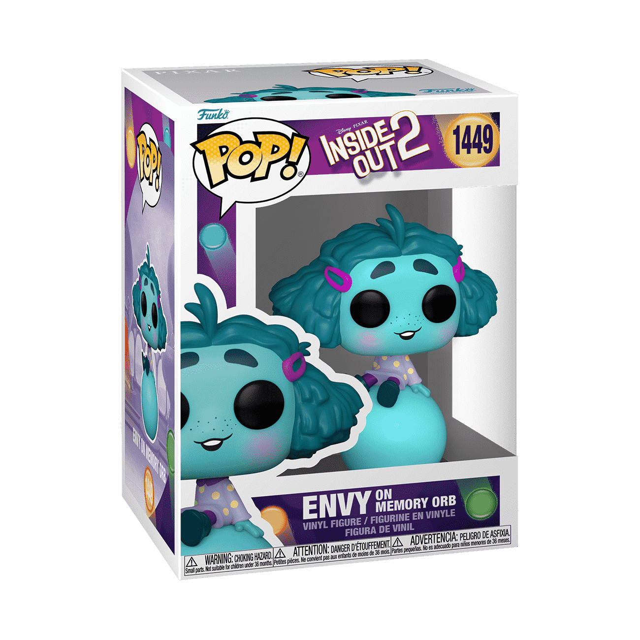 Pop! Envy on Memory Orb - Figurine Pop! Pixar - vue 2