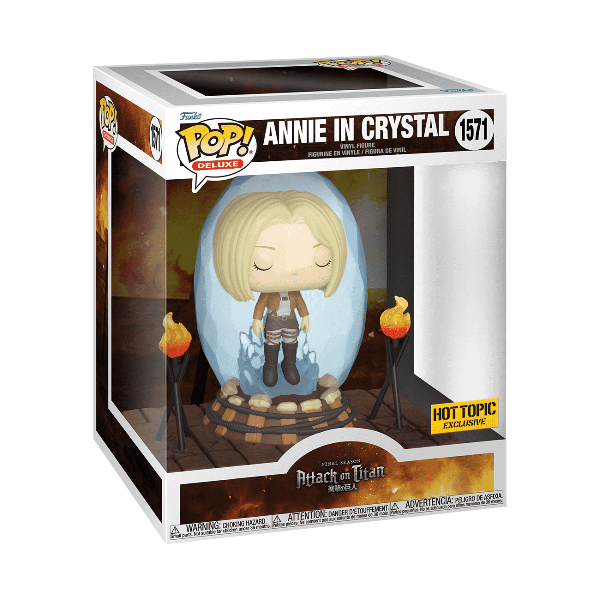 Pop! Deluxe Annie in Crystal - Figurine Pop! Attack on Titan - vue 2