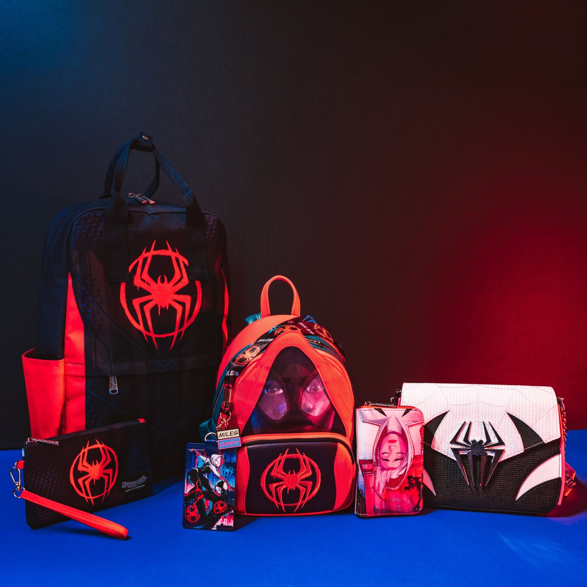 Spider-Verse Miles Morales Suit Nylon Zipper Pouch Wristlet - Figurine Wallets Marvel - vue 3