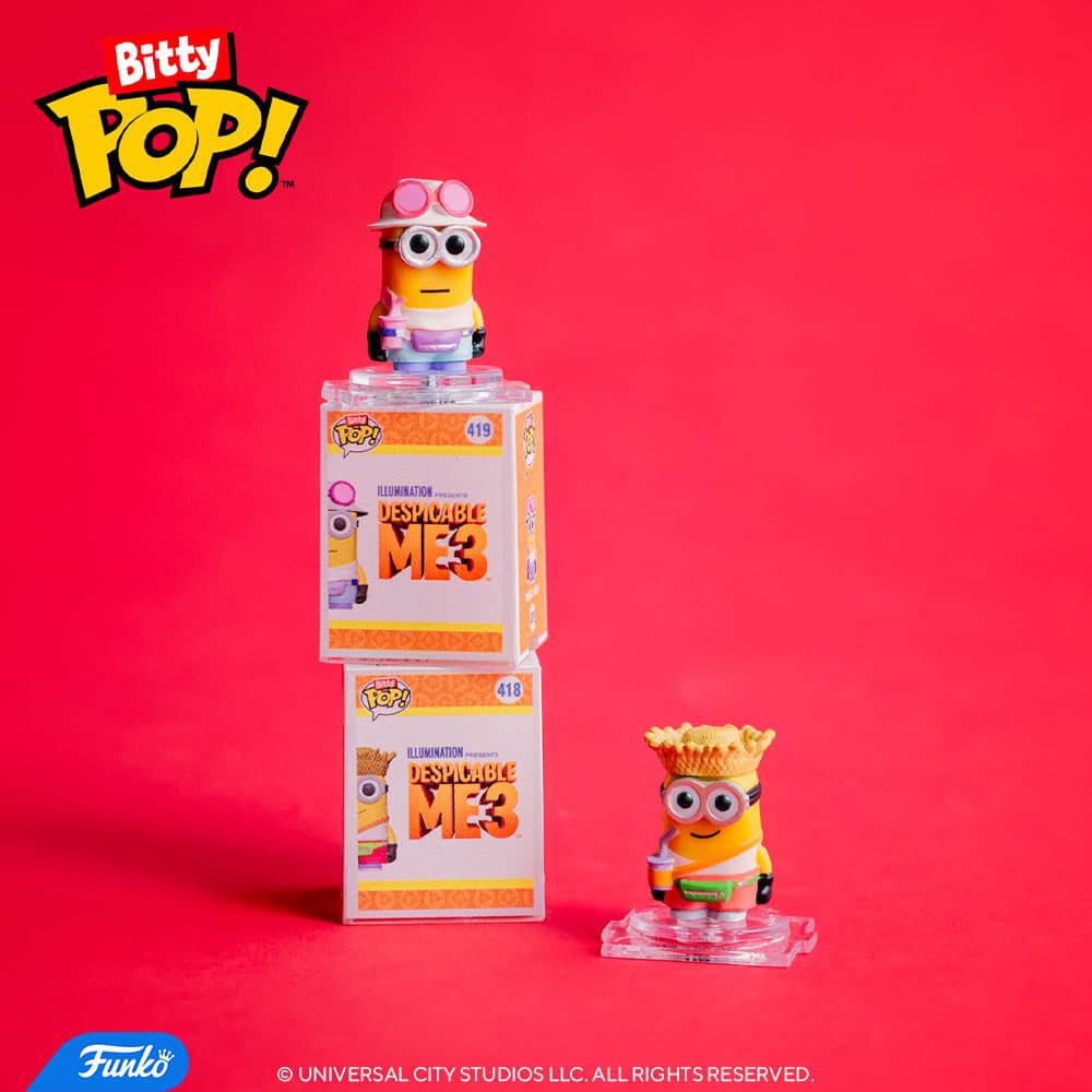 Bitty Pop! Minions 4-Pack Series 4 - Figurine Bitty Pop! Minions - vue 2